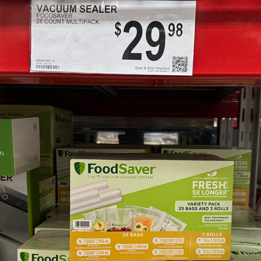 Foodsaver Variety Pack Bags and Rolls