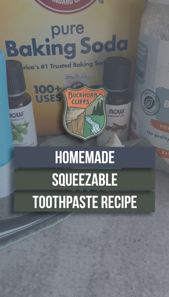 Homemade Squeezable Toothpaste Recipe