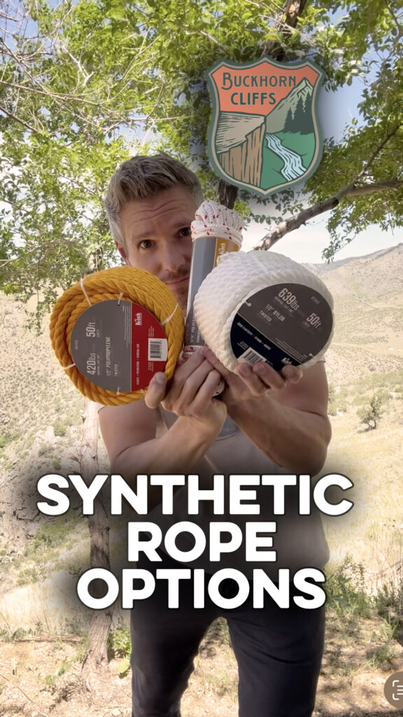 Top 3 Synthetic Rope Options (and their uses)