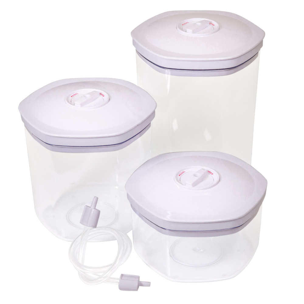 Avid Armor 3-Piece Food Vacuum Canister Set