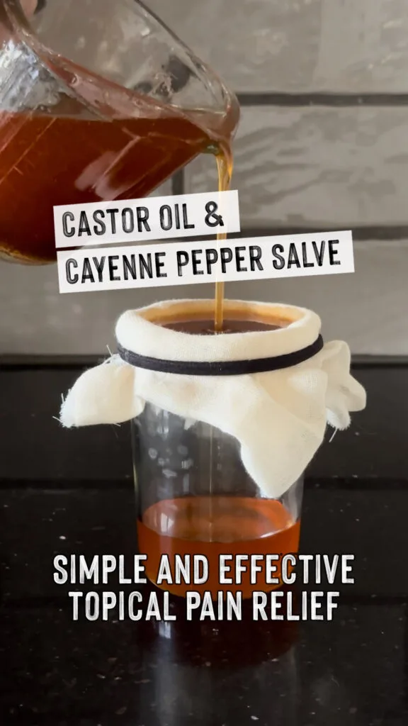 Castor Oil and Cayenne Pepper Salve