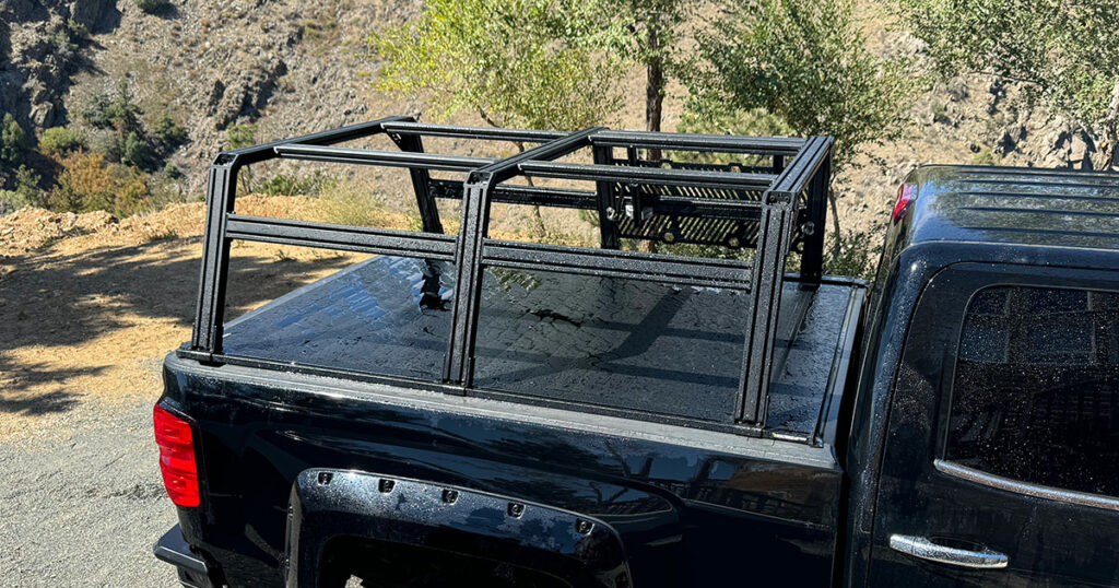 Chevy Silverado 2500 with Xtrusion XTR3 bed rack and RetraxPro XR cover