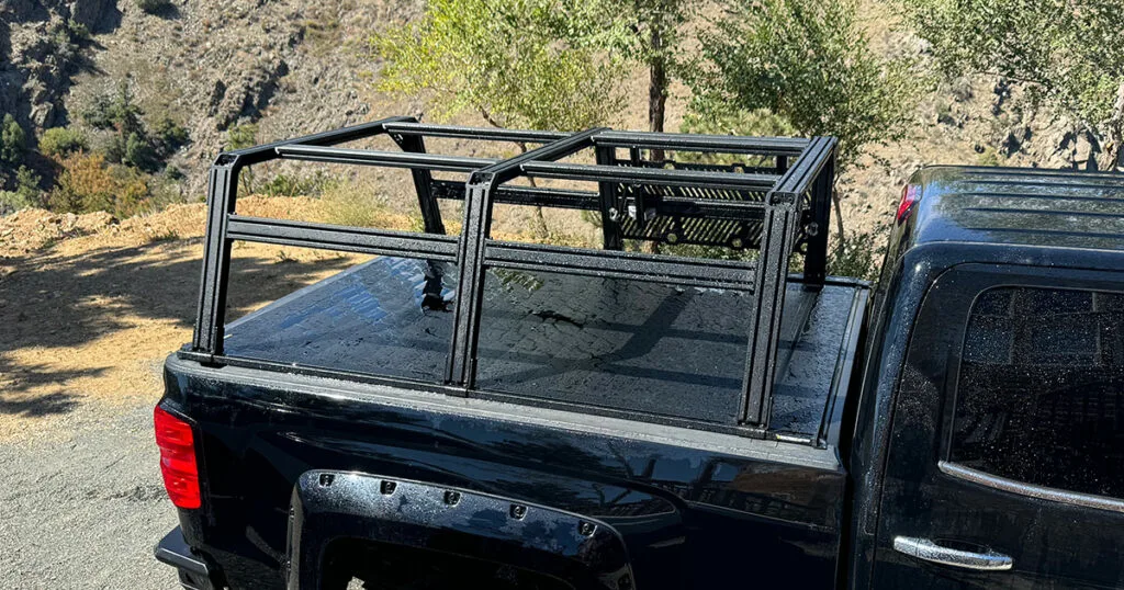 Chevy Silverado 2500 with Xtrusion XTR3 bed rack and RetraxPro XR cover