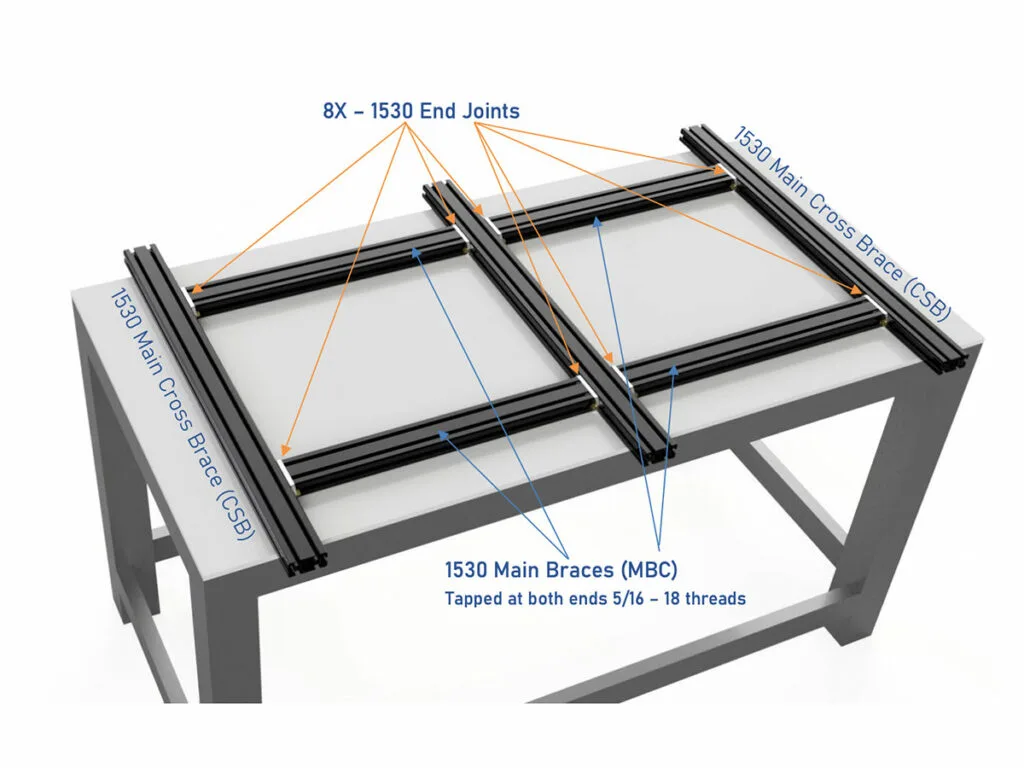 MAIN SUPPORTS ASSEMBLY