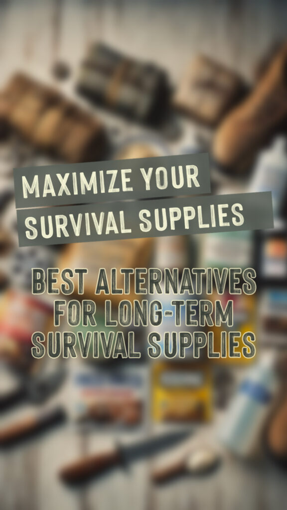 Best Alternatives for Long Term Survival Supplies