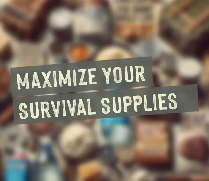 Maximize Your Survival Supplies