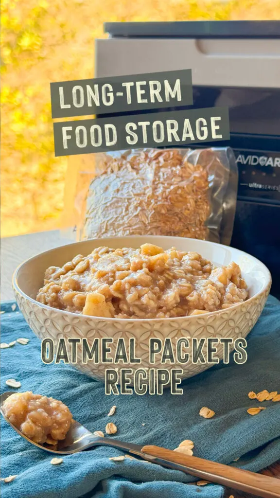 Recipe: Long-Term Food Storage Oatmeal Packets