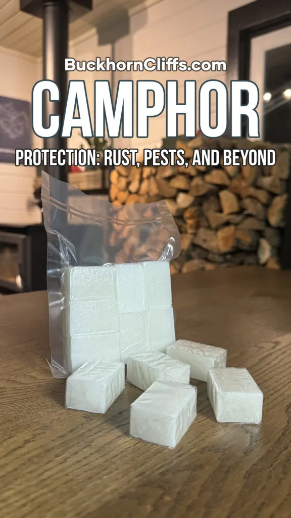 Camphor for Protection Rust Pests