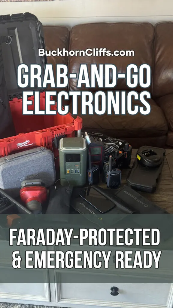 Grab-and-Go Electronics: Faraday-Protected and Emergency Ready