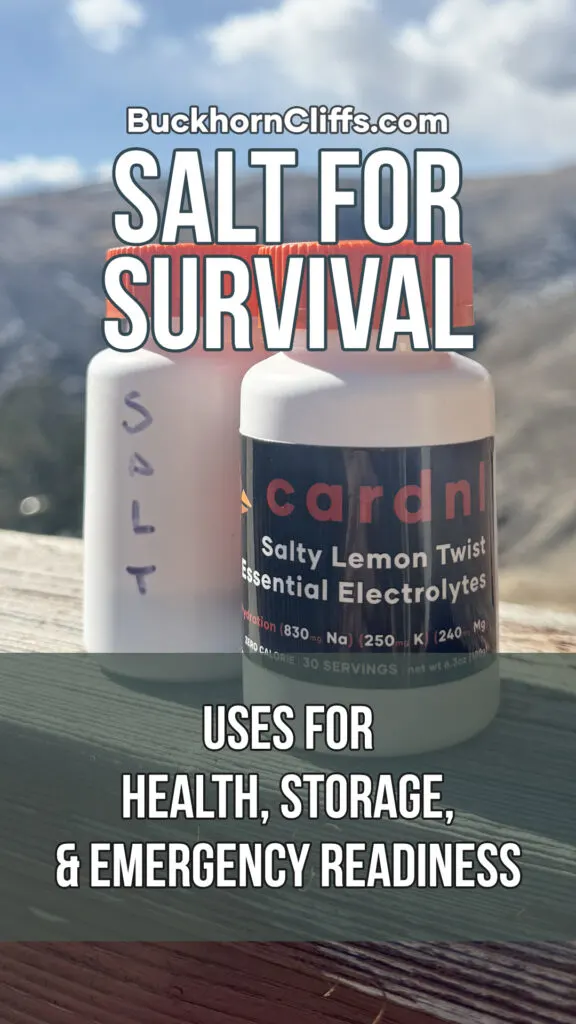 Salt for Survival: Essential Uses for Health, Storage, and Emergency Readiness