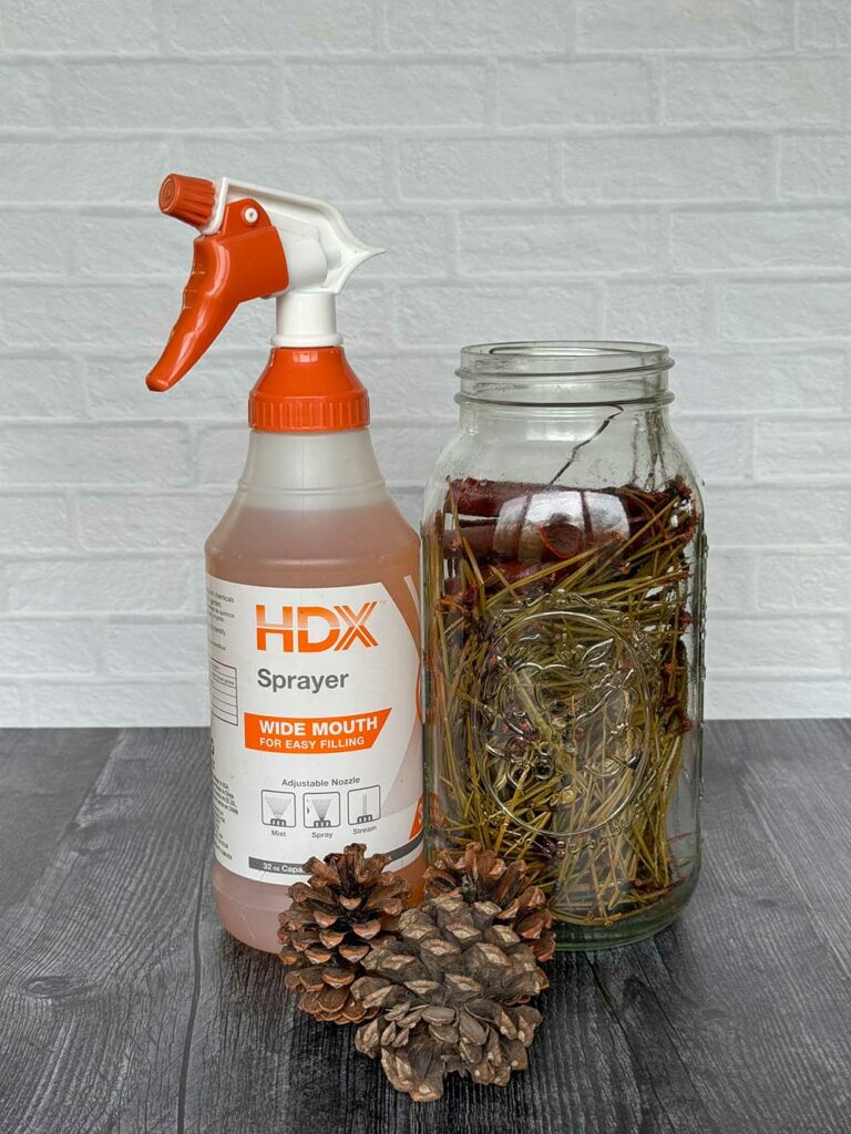 Vinegar Cinnamon DIY Pine Cleaner