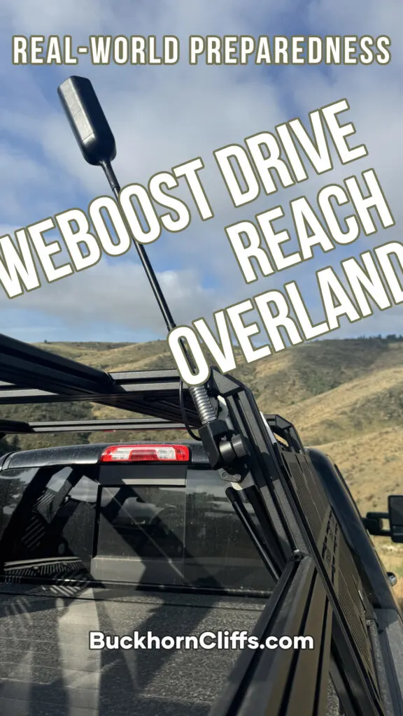 The weBoost Drive Reach Overland in Real-World Preparedness