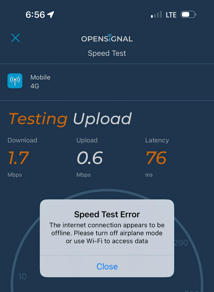 Without WeBoost