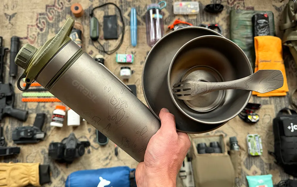 GeoPress Ti Purifier & Dining Set Bundle