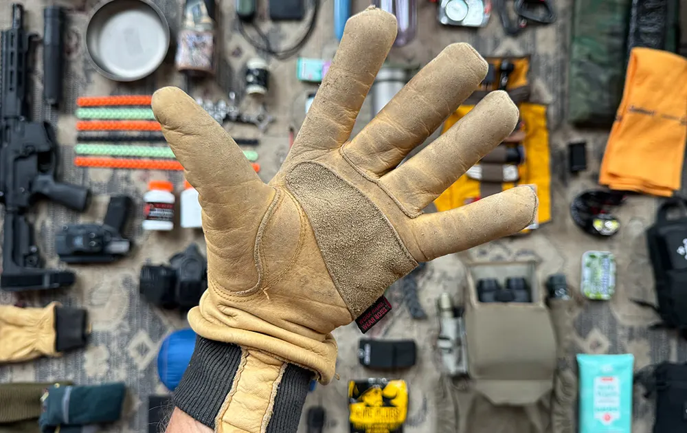 Warm Durable Leather Gloves