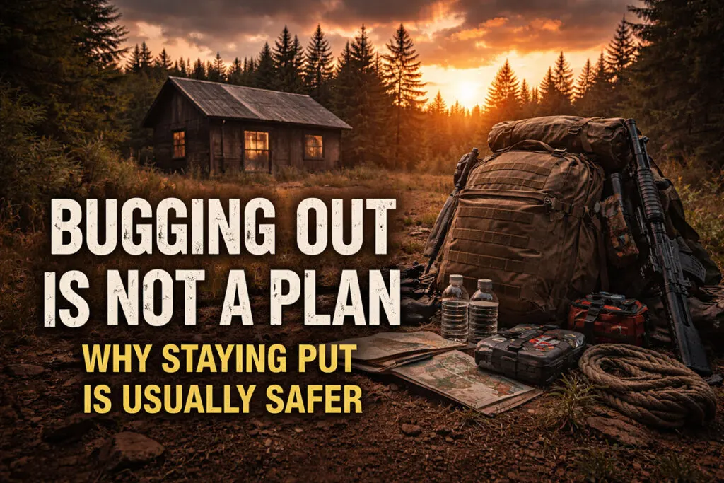 Why Bugging Out Early Is One of the Biggest Preparedness Mistakes