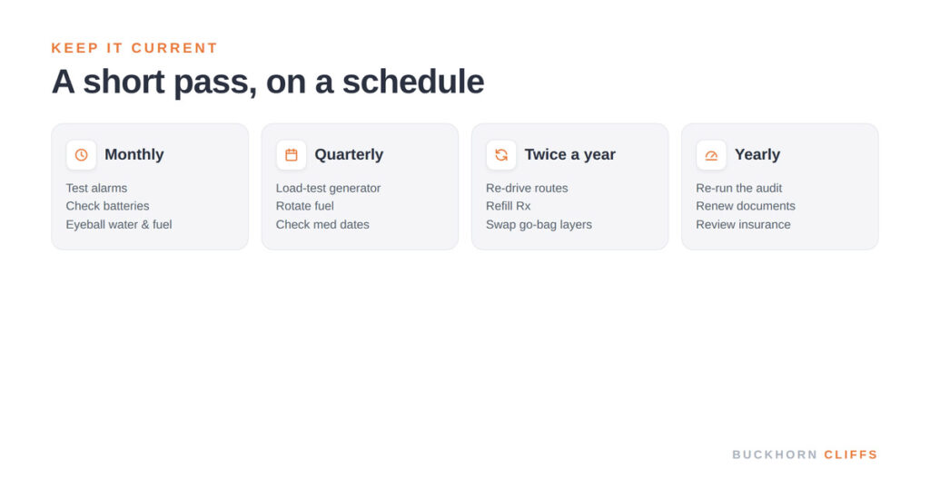 Schedule