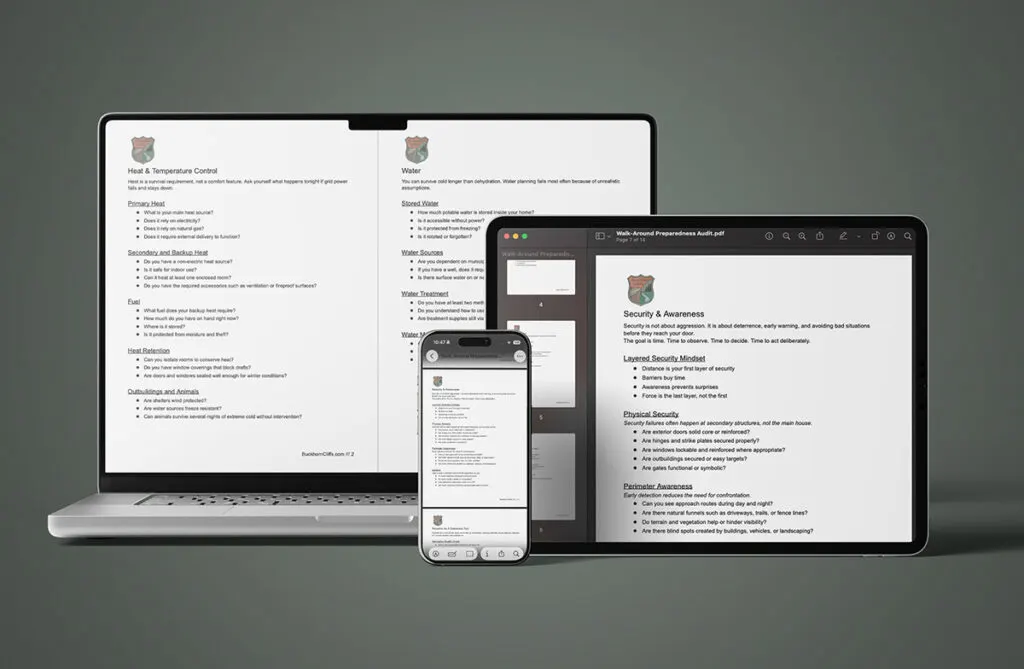 Walk-Around Preparedness Audit - Digital PDF