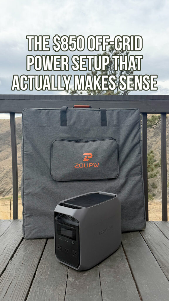 The $850 Off-Grid Power Setup That Actually Makes Sense