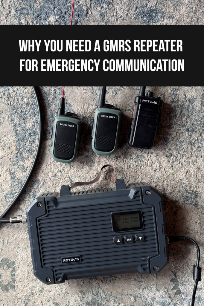 Why You Need a GMRS Repeater for Emergency Communication