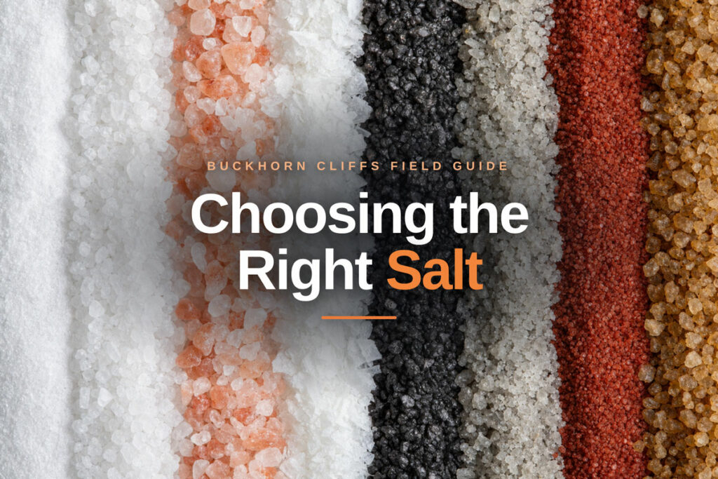 Choosing the Right Salt
