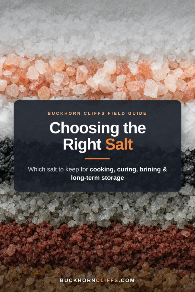 Prepper Ready: Choose the right salt