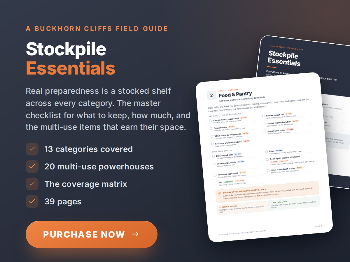A Buckhorn Cliffs Field Guide - Stockpile Essentials
